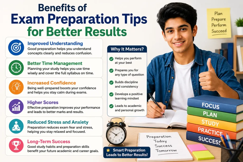 benefits of exam preparation tips for better results