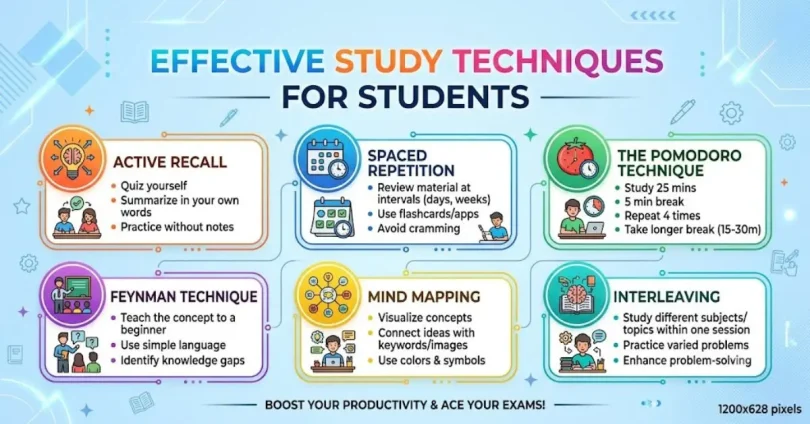 effective study techniques for students
