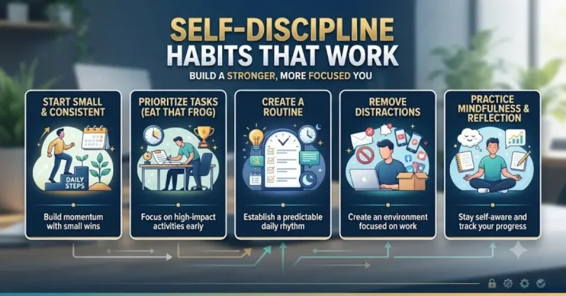 self-discipline habits that work