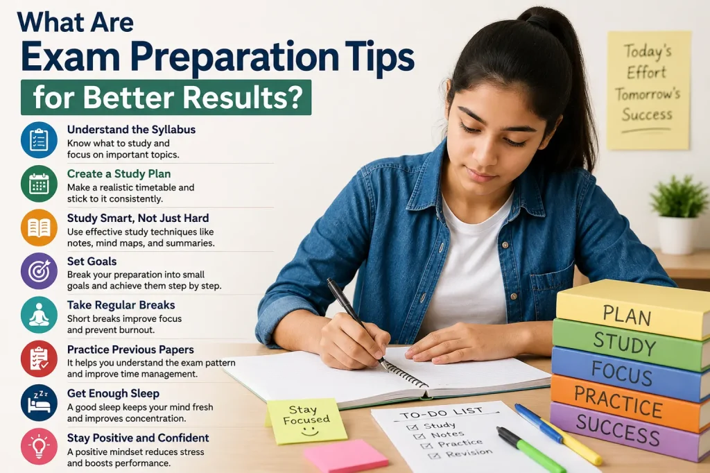 what are exam preparation tips for better results