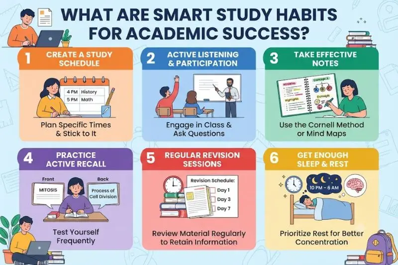 what are smart study habits for academic success