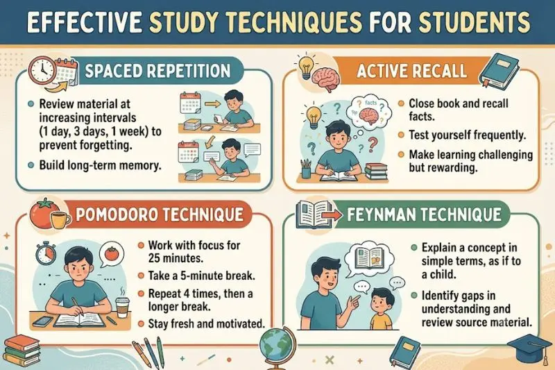 what is effective study techniques for students