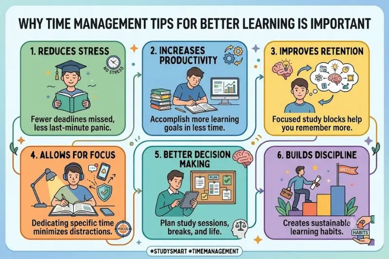 why is time management tips for better learning important